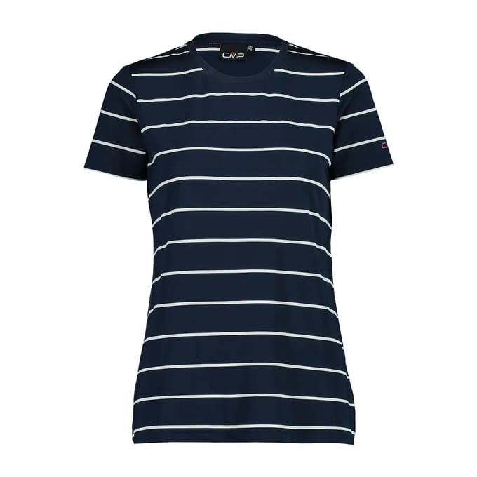 Gestreept T-shirt met ronde hals voor dames CMP