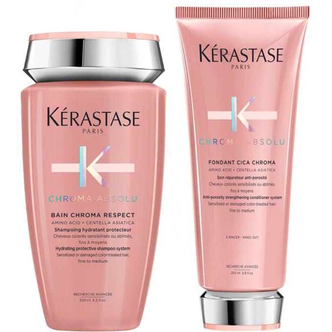 Kérastase Chroma Absolu Bain Chroma Respect 250ml + Fondant Cica Chroma 200ml