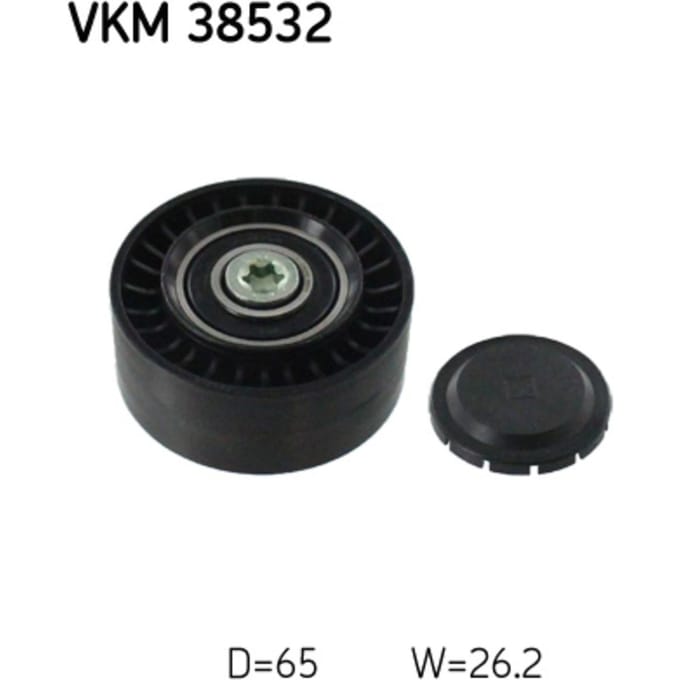 Rondsel/geleiderpoelie, V-riem SKF VKM 38532
