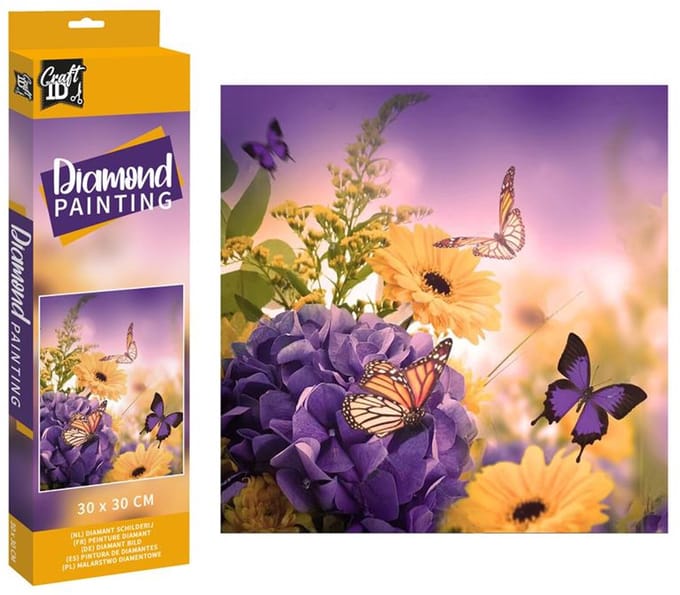 Craft ID Diamond Painting vlinders 30cm