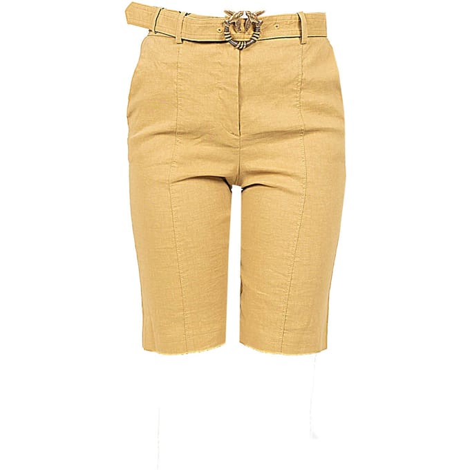 Pinko shorts Bellona Vrouw beige