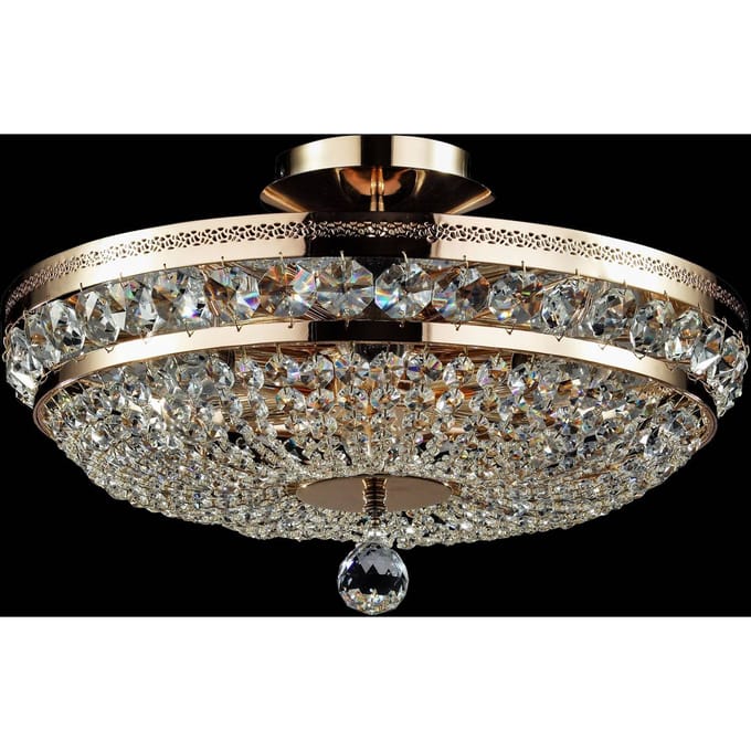Maytoni Ottilia plafondlamp kristallen, Ø 43,5 cm