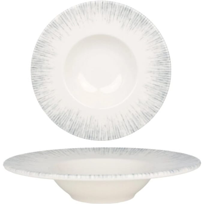 Bonna Pastabord - Iris - Porselein - 24 cm (270cc) - set van 2