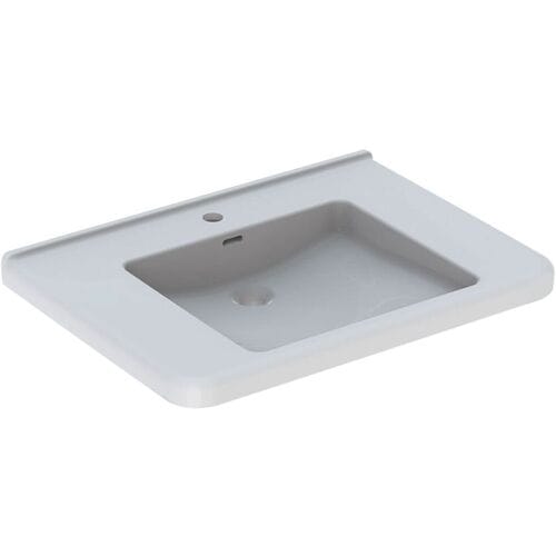 Geberit Renova Comfort Square washbasin 75 cm, barrier-free 128575000