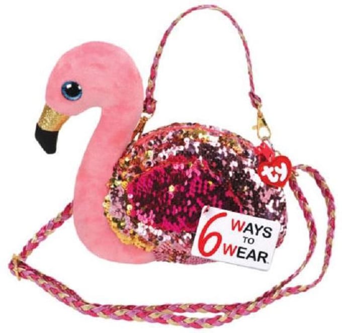 Ty Plush - Sequin Purse - Gilda the Flamingo (TY95127)