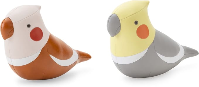 Zuny-Valkparkieten-Set-Paperweights