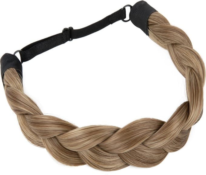 Braid / Vlecht Haarband - Ash Blonde | Regular Braid | Breedte 3,5 cm | Fashion Favorite