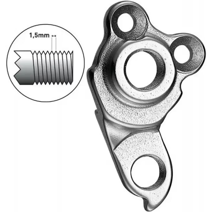 Rechter achterderailleurhanger Union gh-088