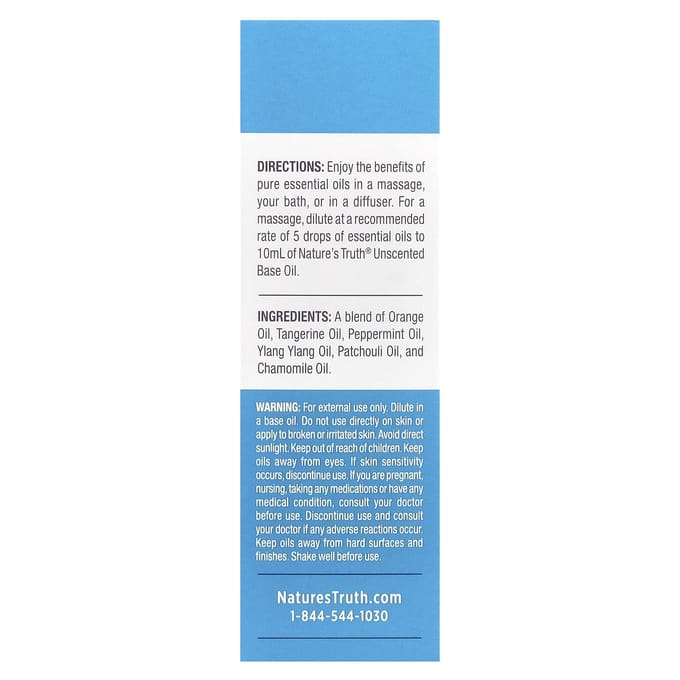 Nature'S Truth, Pure Essential Oils, Calming Stress Ease, 15 Ml (0.51 Fl Oz)