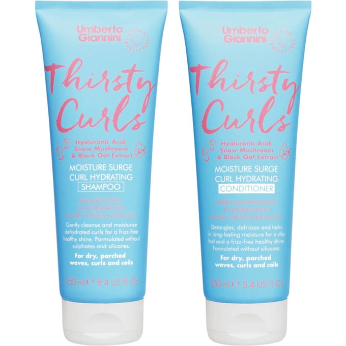 Umberto Giannini Thirsty Curls Moisture Surge Hydraterende Shampoo voor Krullend Haar 250 ml
