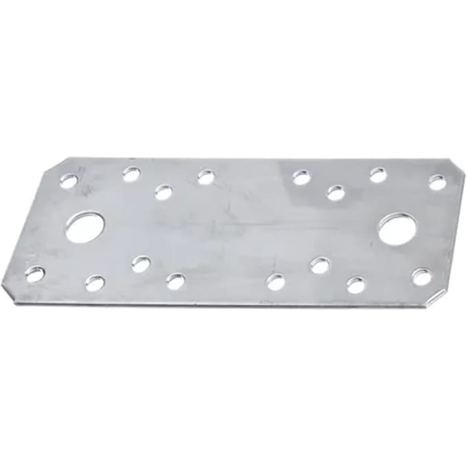 Alberts Verbindingsplaat - Verzinkt Staal - 96x35x2,5mm