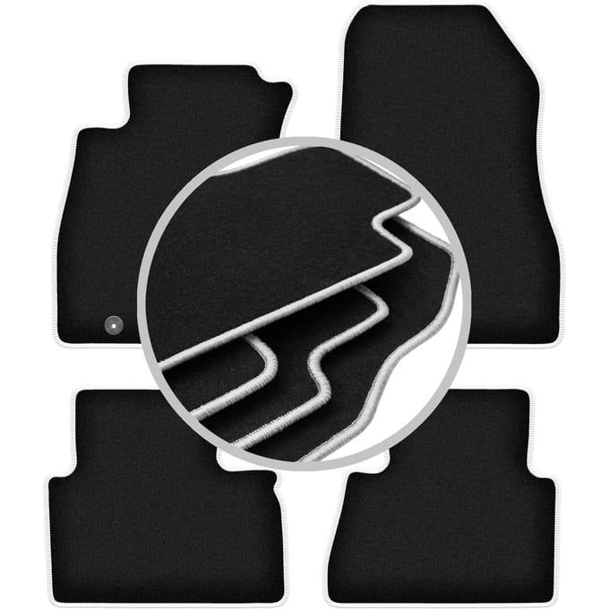 CARLUX-SILVER automatten voor: Nissan Juke F15 crossover (2010-2017)