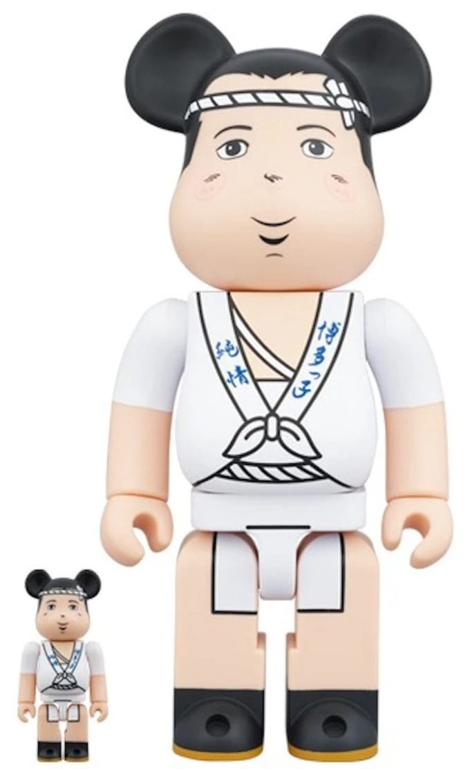 400% & 100% Bearbrick Set - Hosei Hasegawa Hakatakko Junjou