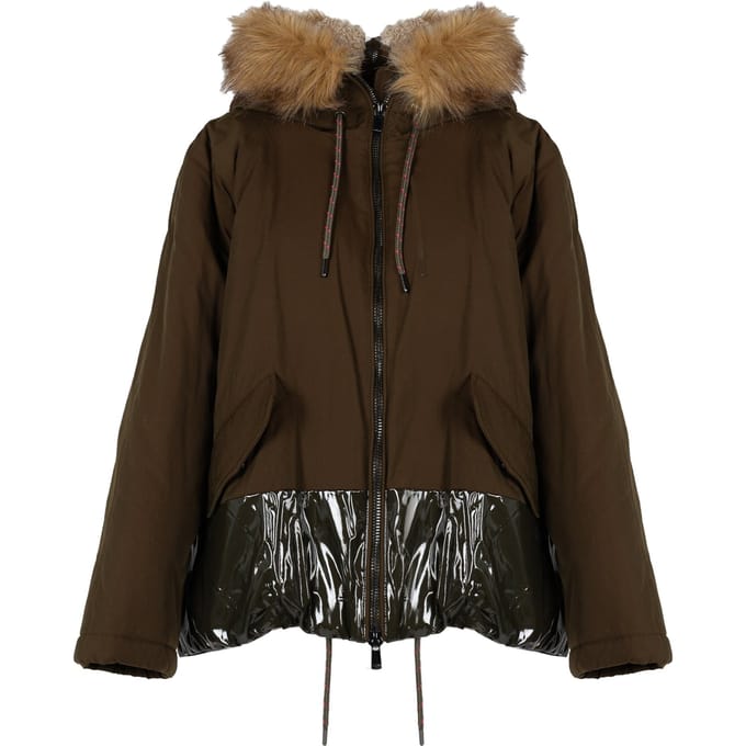 Pinko jas Circus Parka Vrouw groen