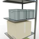 SCHULTE Lagertechnik - Boutloos erkersysteem - 2000x 750x600 mm, type 150 kg