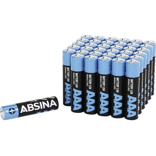 Absina AAA batterij (potlood) Alkaline 1000 mAh 1.5 V 36 stuk(s)