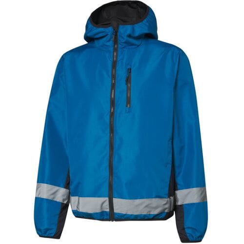 CRIVIT Heren fietsjas (blauw/zwart, L)