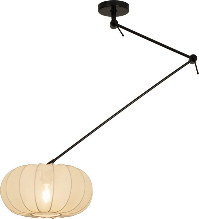 Lumidora Hanglamp 31359 - TACK - E27 - Beige - Zand - Metaal