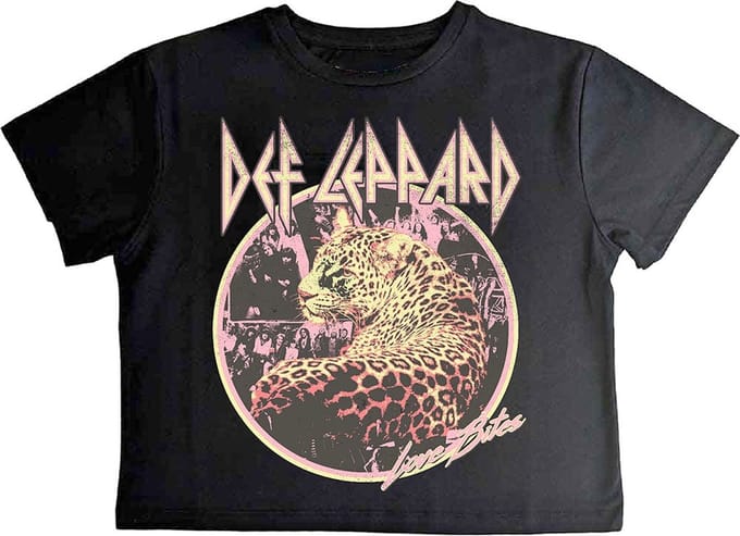 Def Leppard - Love Bites Crop top - XL - Zwart