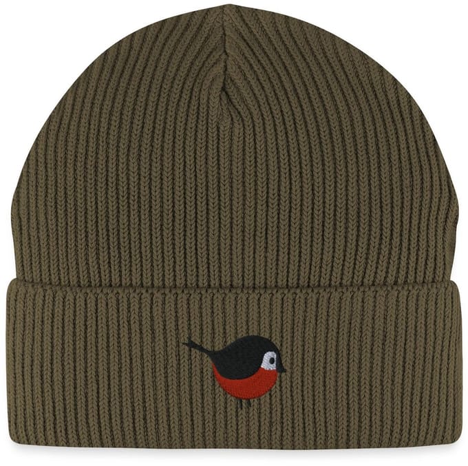 Geborduurde Vogel Uniseks Bio Fisherman Beanie