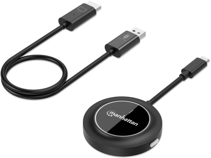 Manhattan Draadloze HDMI-set 30 m 1920 x 1080 Pixel