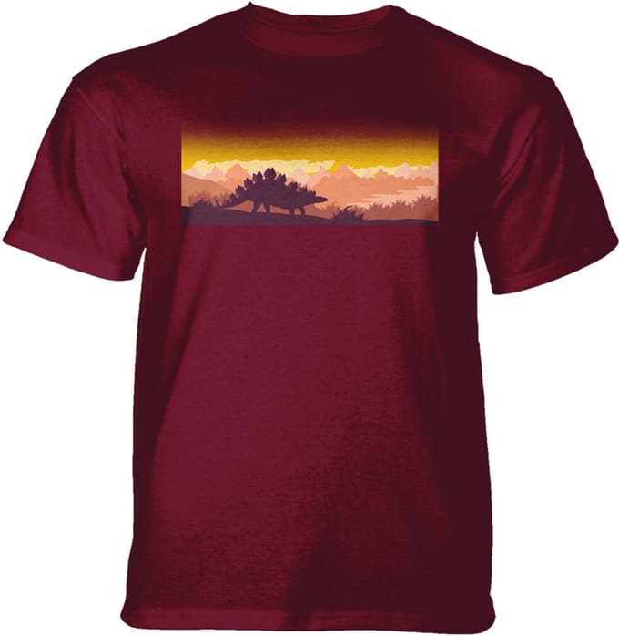 T-shirt Stegosaurus Silhouette KIDS M