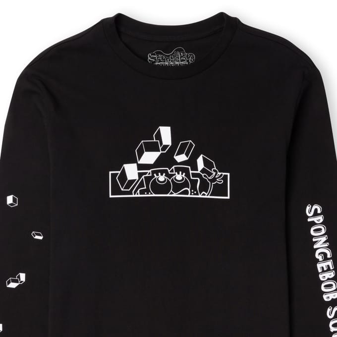 SpongeBob SquarePants Loosing My Head Unisex Long Sleeve T-Shirt - Zwart - XL