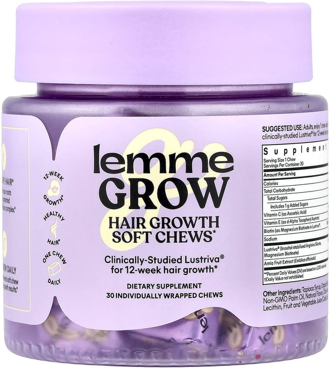 Lemme Hair Grow Soft Chews – Dagelijkse Support supplement