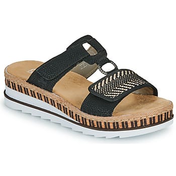 Rieker Slippers E1/2-Leest zwart Synthetisch - Maat 37