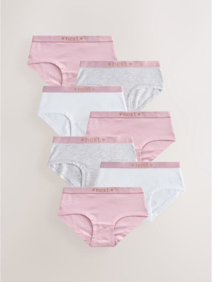 Next - Meisjes - Set van 7 hipsters - Roze