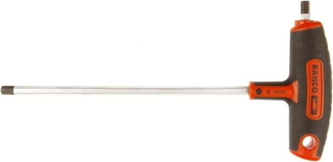Bahco Hexagonal schroevendraaier T-greep zeskant 2,5 x 100 mm
