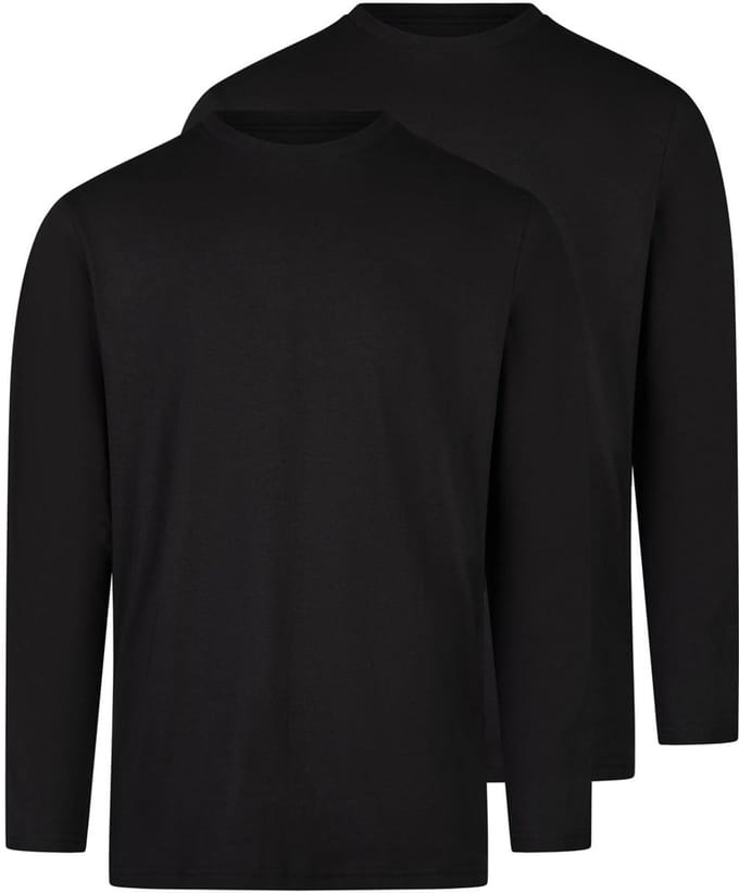 RAGMAN Heren longsleeve 2 pack Basic