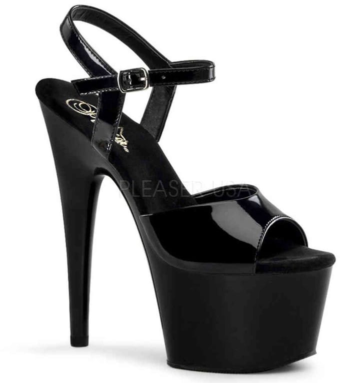 EU 36 = US 6 | ADORE-709 | 7 Heel, 2 3/4 PF Ankle Strap PF Sandal