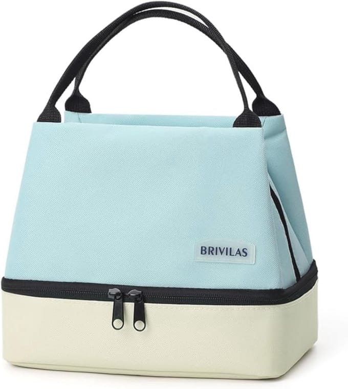 Dubbellaags geïsoleerde lunchtas - Ideaal voor kantoor, picknick & reizen