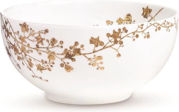 Wedgwood - Vera Wang Jardin Schaal - 15cm - Wit & Goud