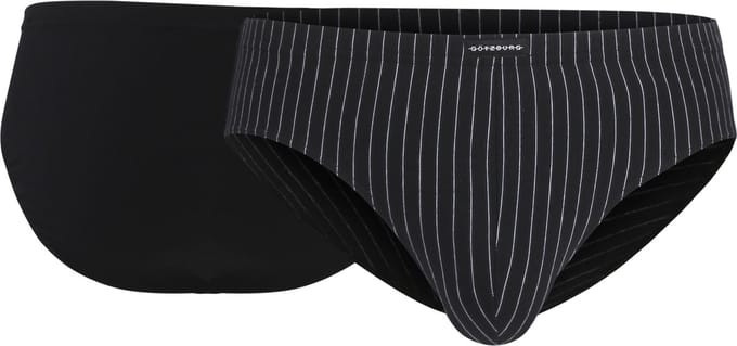 Gotzburg heren sport slip (2-pack) - zwart