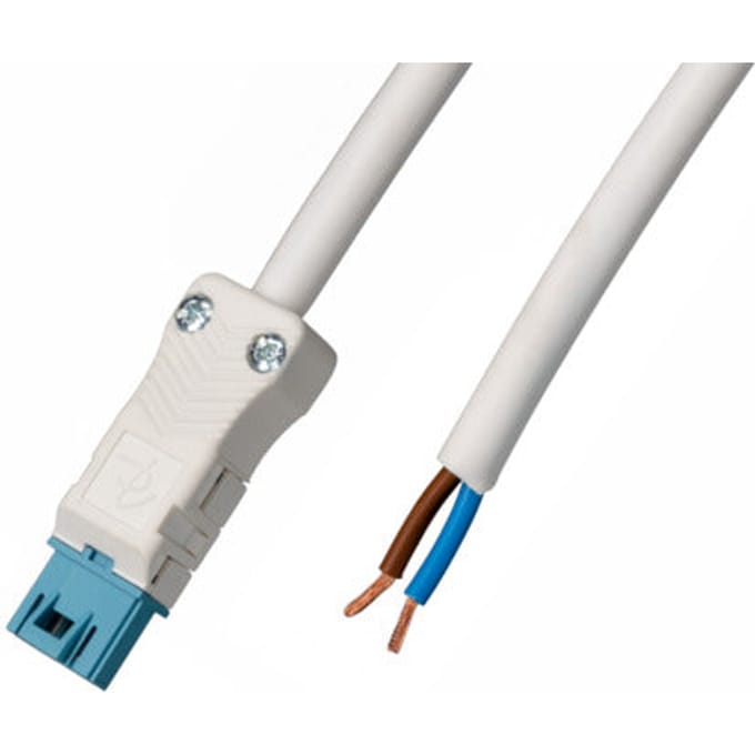 DALI B2Ca 2-Pin Aansluitkabel 1.5Mm2 50Cm Wit Blauw - 22596