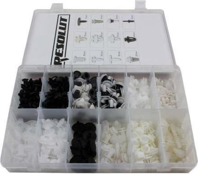 Assortiment bekleding clips voor Citroen en Peugeot 345-delig