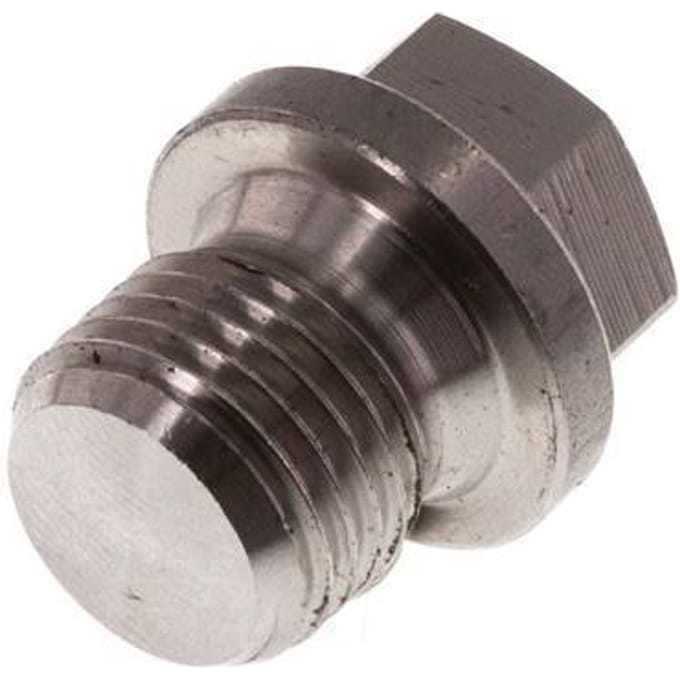 Plug G1/4'' RVS met kraag en buitenzeskant 40bar (562.0psi)