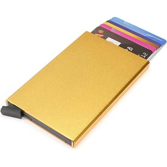 Figuretta Basic Creditcardhouder / RFID Card Protector - 6 Pasjes - Goud