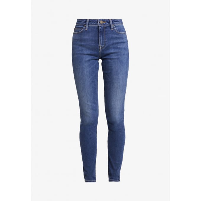 Lee Scarlett High Jeans Dames - Broek - Blauw - Maat 25