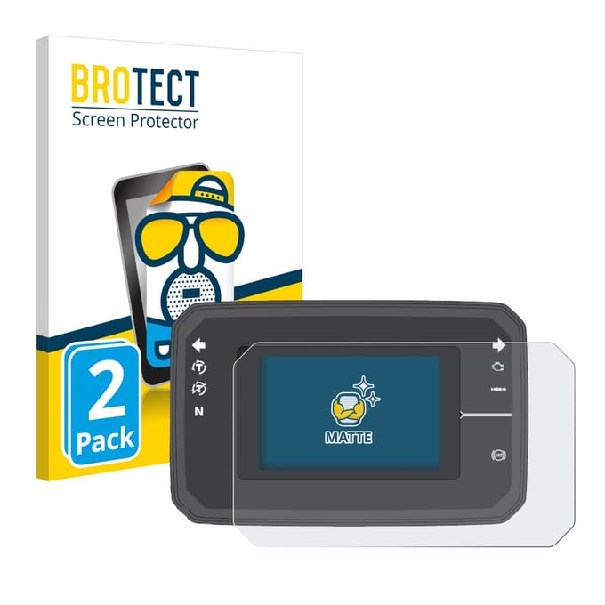 BROTECT - Screenprotector voor Honda CB650R TFT Display - Folie Beschermfolie matte 2 Stuks