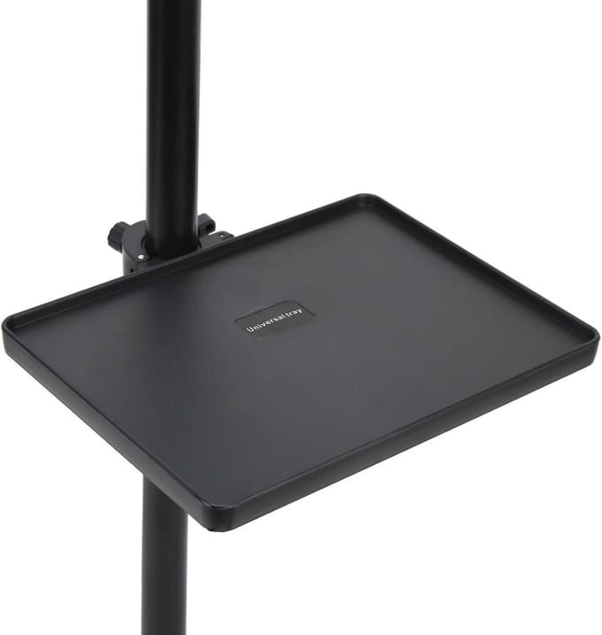 Microfoonstandaard Clamp-On Rack Tray voor Muziekblad en Live Streaming