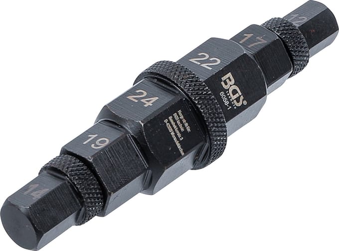 BGS Motorrad- Speciale- inzet aandrijving 10 mm (3/8") 12 - 24 mm - 5058-1