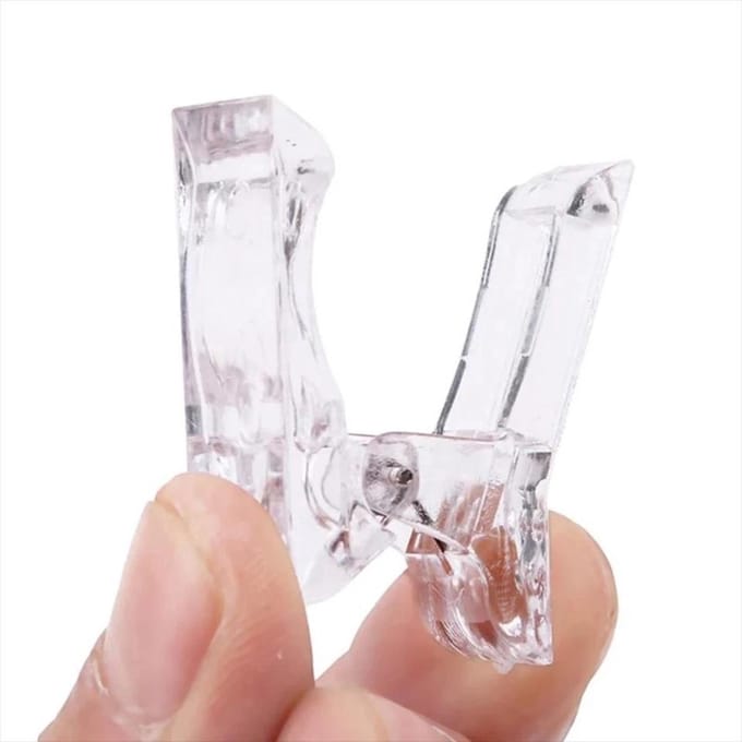 *** 10 x Polygel klem - Dual Form Klem - Nagelklem - van Heble® ***