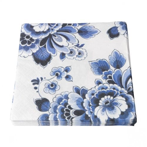 Servetten Bloemen - 20 stuks - 17x17 cm