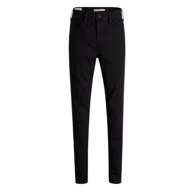 Levis Dames/Dames High Rise Skinny Jeans (Zwart Hemels)