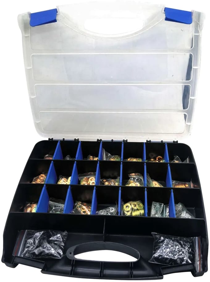 HBM injector koperen ringen assortiment 551-delig