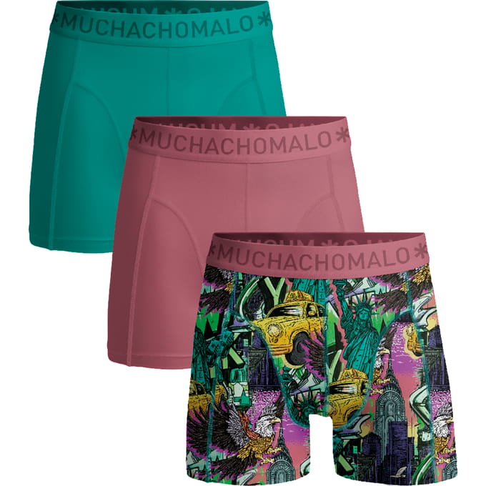 Muchachomalo Heren Boxershorts - 3-Pack - Mannen Onderbroeken