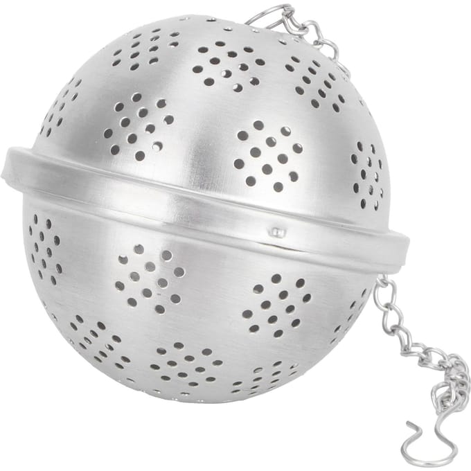 Theezeefje Infuser Kruidenfilter Bal Mesh Design 304 Roestvrij Staal KeukenaccessoiresXL S white